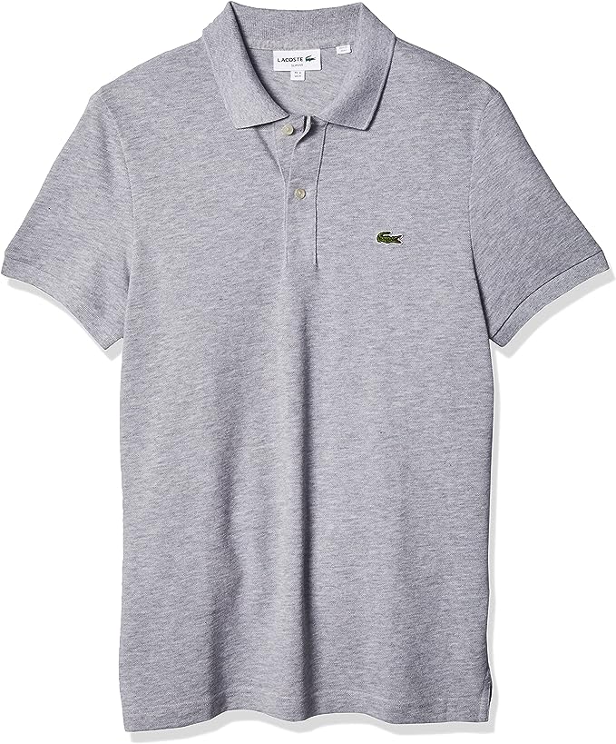 Lacoste Gris Polo Logo Original Talla M Luegopago